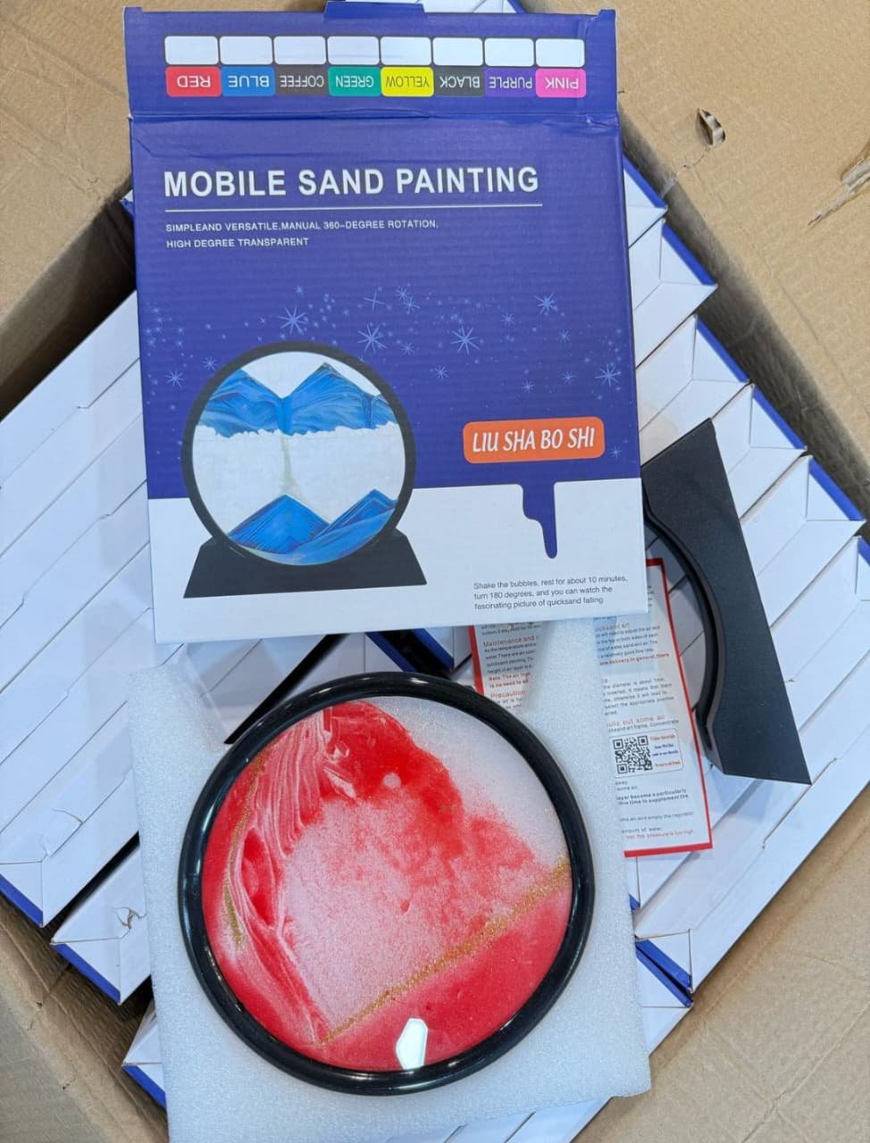 Mobile Sand painting ( Decoration)