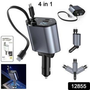 4 in 1 Car Charger (adaptor)
